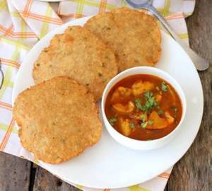 Kachori with Aloo Sabji