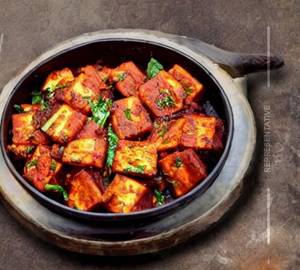 Paneer schezwan dry