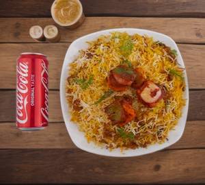 Veg Biryani With Coke 330Ml