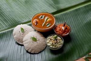 Steamed Idli(2 Pcs) (120 Gms)