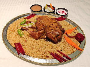 Chicken Kuzhi Mandi (quarter)