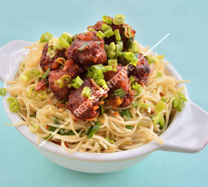 Veg Manchurian Noodles