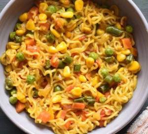 Veg Maggie with butter
