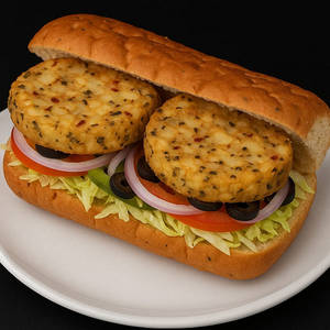 Veg Herb Chilly Aloo Patty Sub