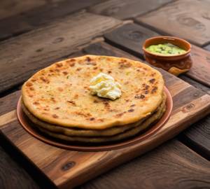 Gobi Paratha butter