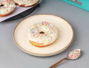 White Chocolate Rainbow Donut
