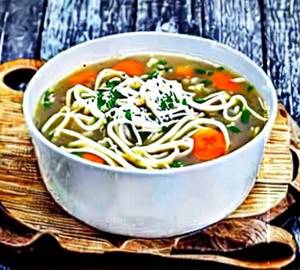 Chicken noodles soup
