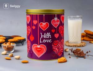 With Love Cookies Gift Box - 600g (Save 10% - INR 69))