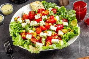 Grilled Cottage Cheese Salad