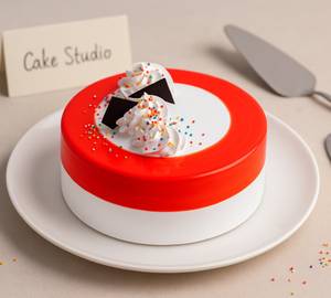 Eggless strawberry cake [450 g]