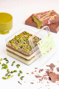 Dubai Pistachio Kunafa Chocolate Gelato Box