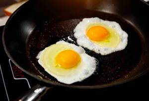 Half fried omelette....2 pieces