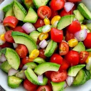 Cucumber Tomato Avocado Salad