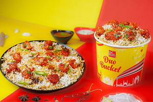 Red Bucket Special Chicken Biryani (2 Person)