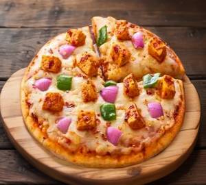Cheese onion & paneer pizza
