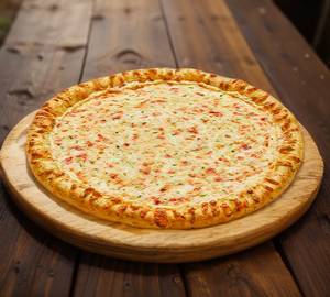 Simply cheese pizza