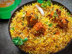 Murg tikka biryani
