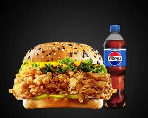 Mr. Crunchos Chicken Burger Ipl Saver Combo