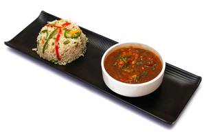 Manchurian With Fried Rice
