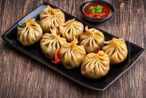 Veg fry momos