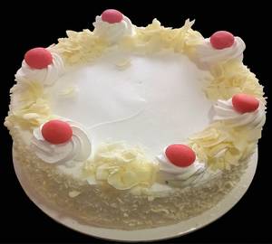 Eggless White Forest Cake (1 kg)