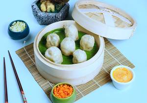 Steamed Momos Veg (4pcs)