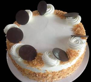 Eggless Nougat Butterscotch Cake (500 Grams)
