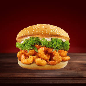 Prawns Burger