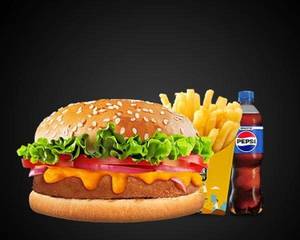 Veg Makhani Burger Combo