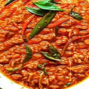 Non Veg Red Thai Curry Rice