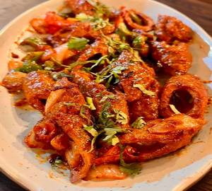 Mutton Kebab Fried With Onion