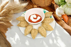 STEAMED - Wheat Veg Momos