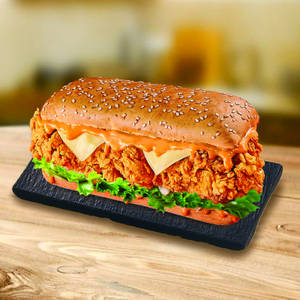 Crispy Fried Chicken Long Burger