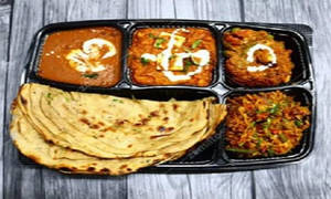 Lachha Parantha Thali