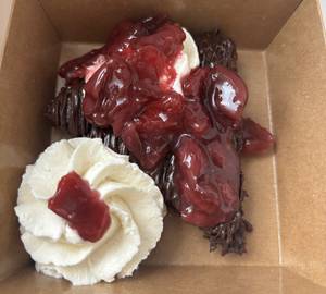 Flourless Black Forest Cake Slice