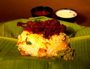 Kaada Pothi Biriyani (quail)