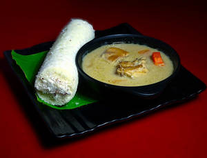 1 Puttu + Chicken Stew
