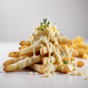 French Fries With Melted Cheese