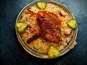 Full Alfaham Chicken Lava Grilled + Mandi Rice