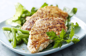 Grilled Chicken Breast With Mushroom Sauce