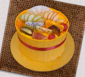 Exotic Mango Cake 1Kg(Cake Desing Change On Daily Basis )