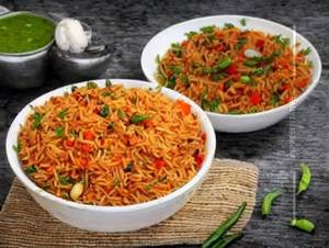 Veg tripple schezwan rice