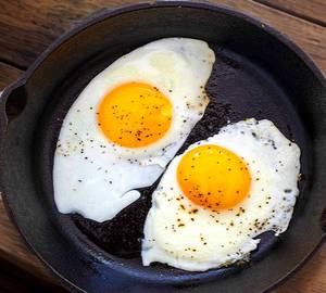 Egg half fry - 2 eggs