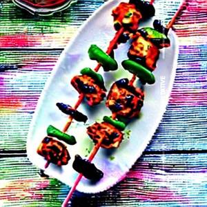 Cheesy Mushroom Tikka