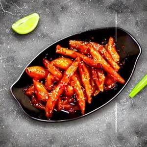Honey chilli potato