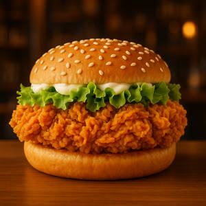 Crunchy Chicken Blast Burger