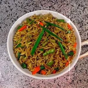 Vegetable Burnt Ginger Rice