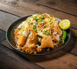 Dahi Samosa Chaat