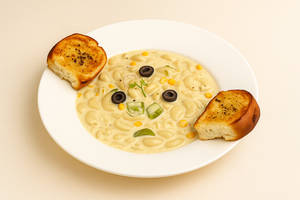 Cheesy White Sauce Pasta