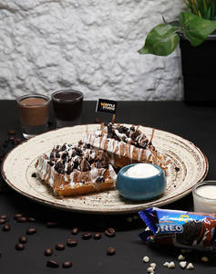 Chocolate Oreo Waffle